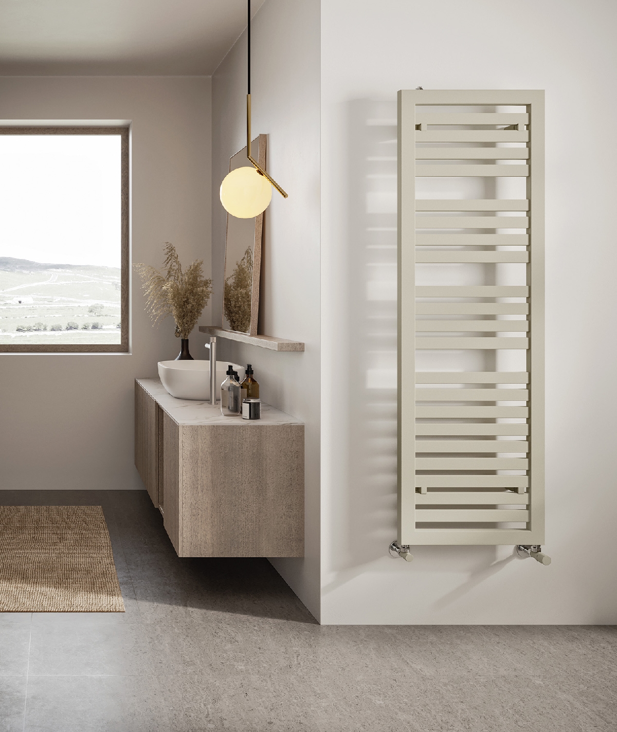 Radiator baie Oddo by Irsap