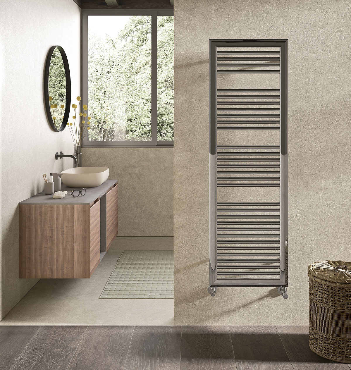 Radiator baie Novo Cult Cromat by Irsap