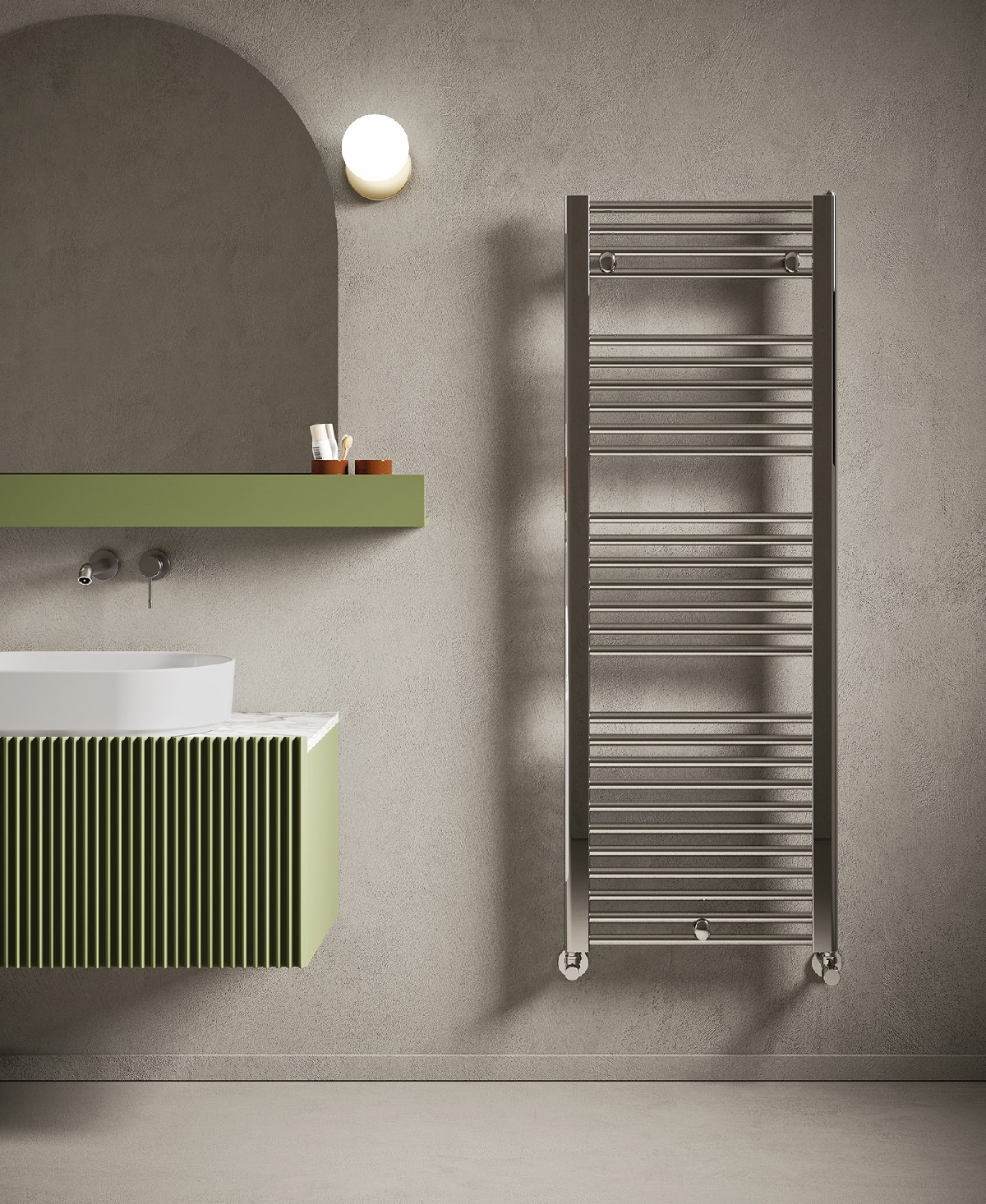 Radiator baie Ares Cromat by Irsap