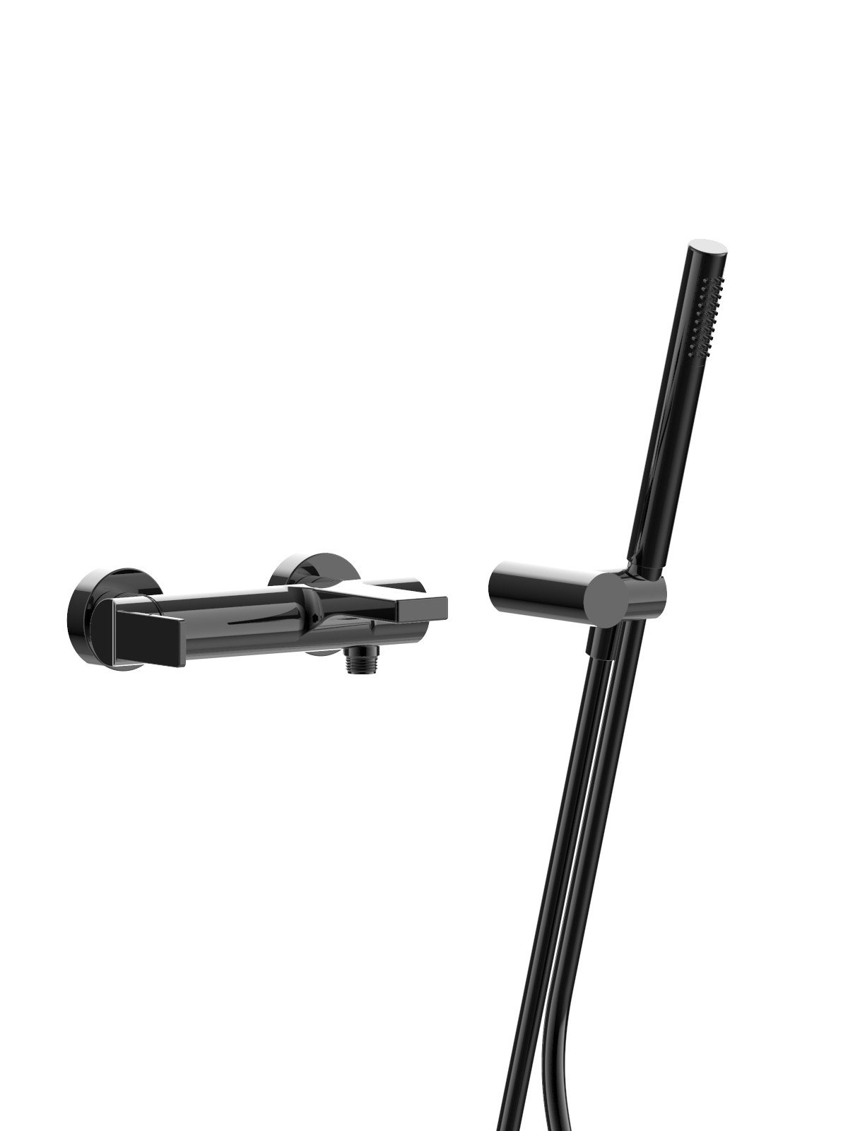 Baterie cada finisaj cromat negru Enea by F.lli Frattini