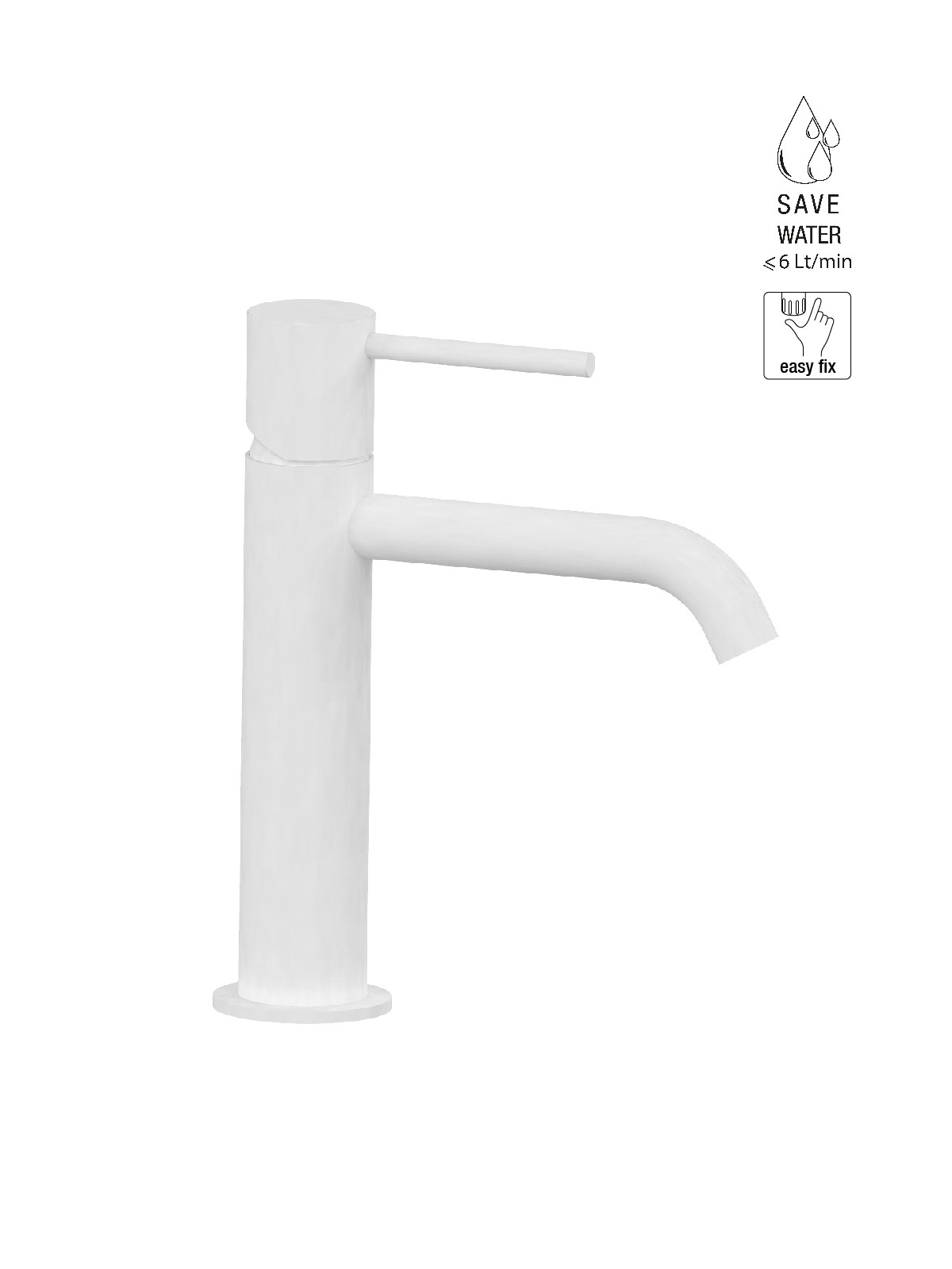 Baterie lavoar finisaj alb mat Pepe XL by F.lli Frattini