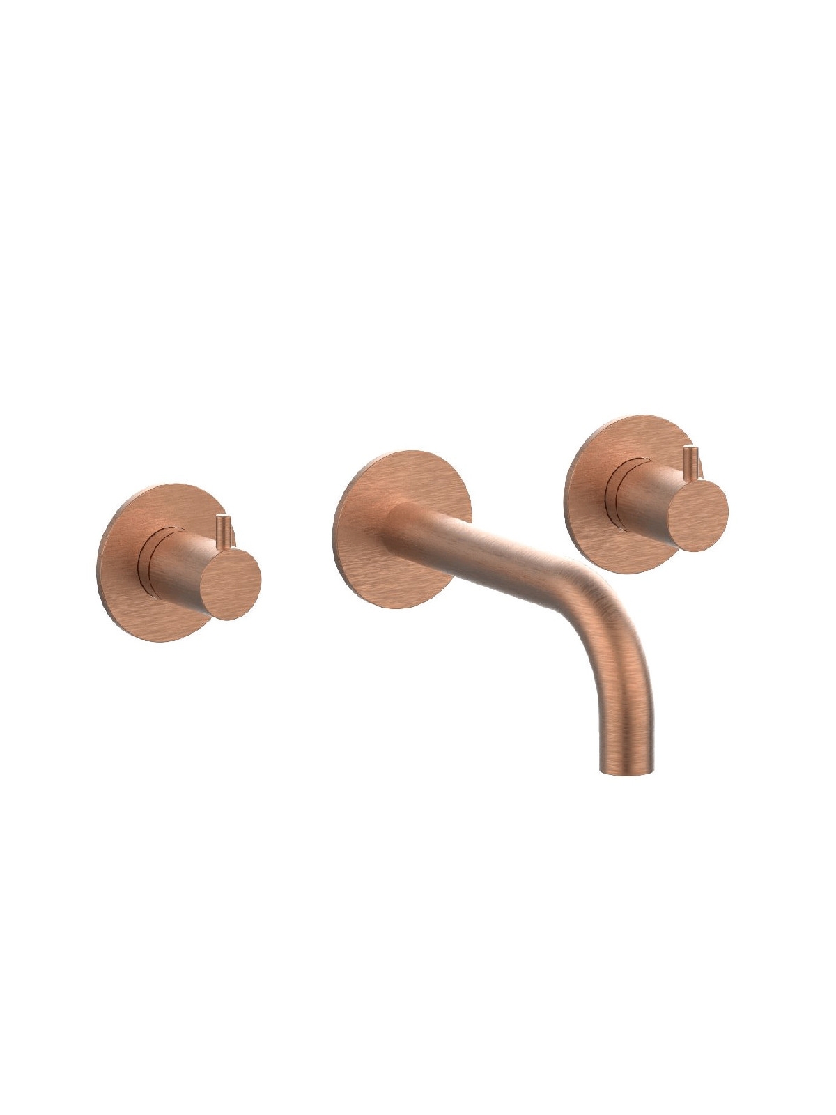 Baterie lavoar incastrata finisaj auriu roz periat Pepe XL by F.lli Frattini