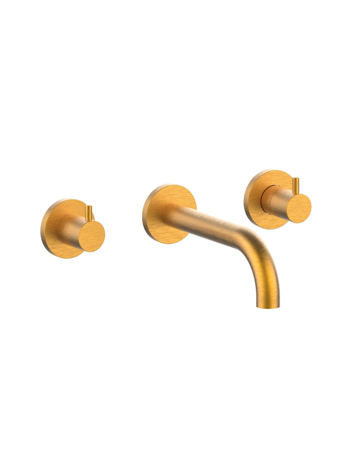 Baterie lavoar incastrata finisaj auriu periat Pepe XL by F.lli Frattini