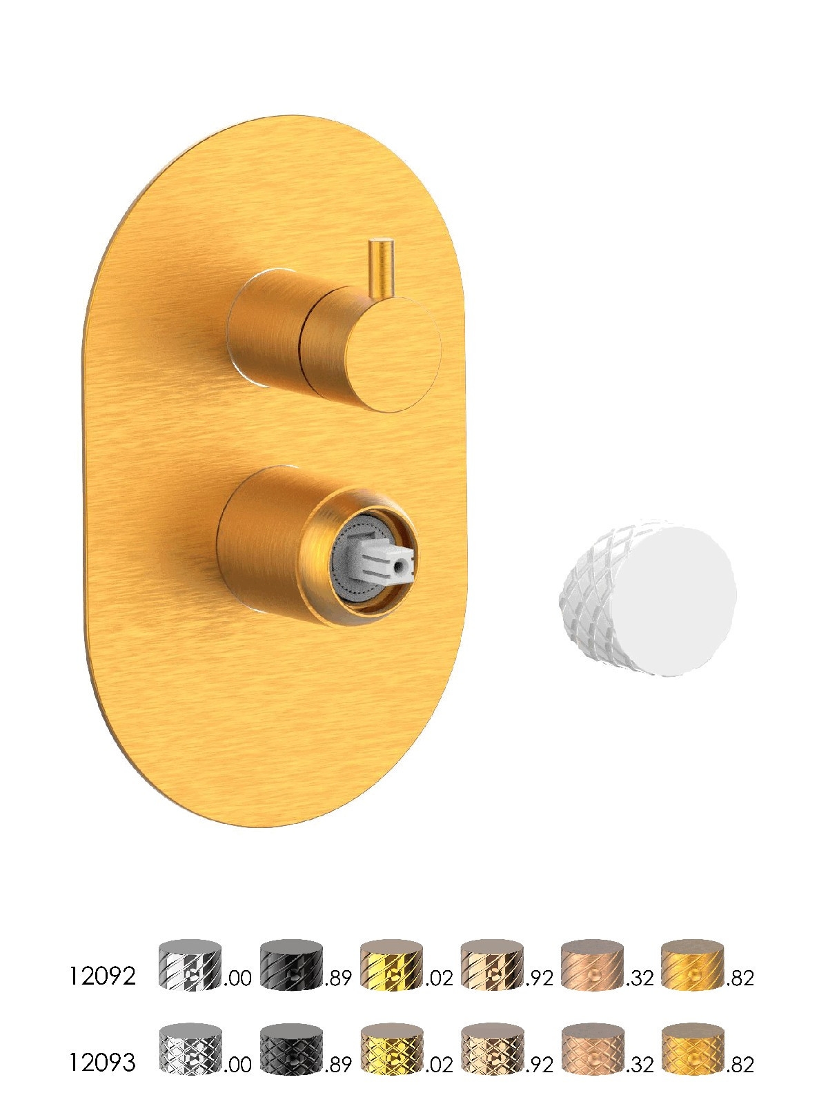 Baterie dus incastrata finisaj auriu periat Pepe XLS by F.lli Frattini