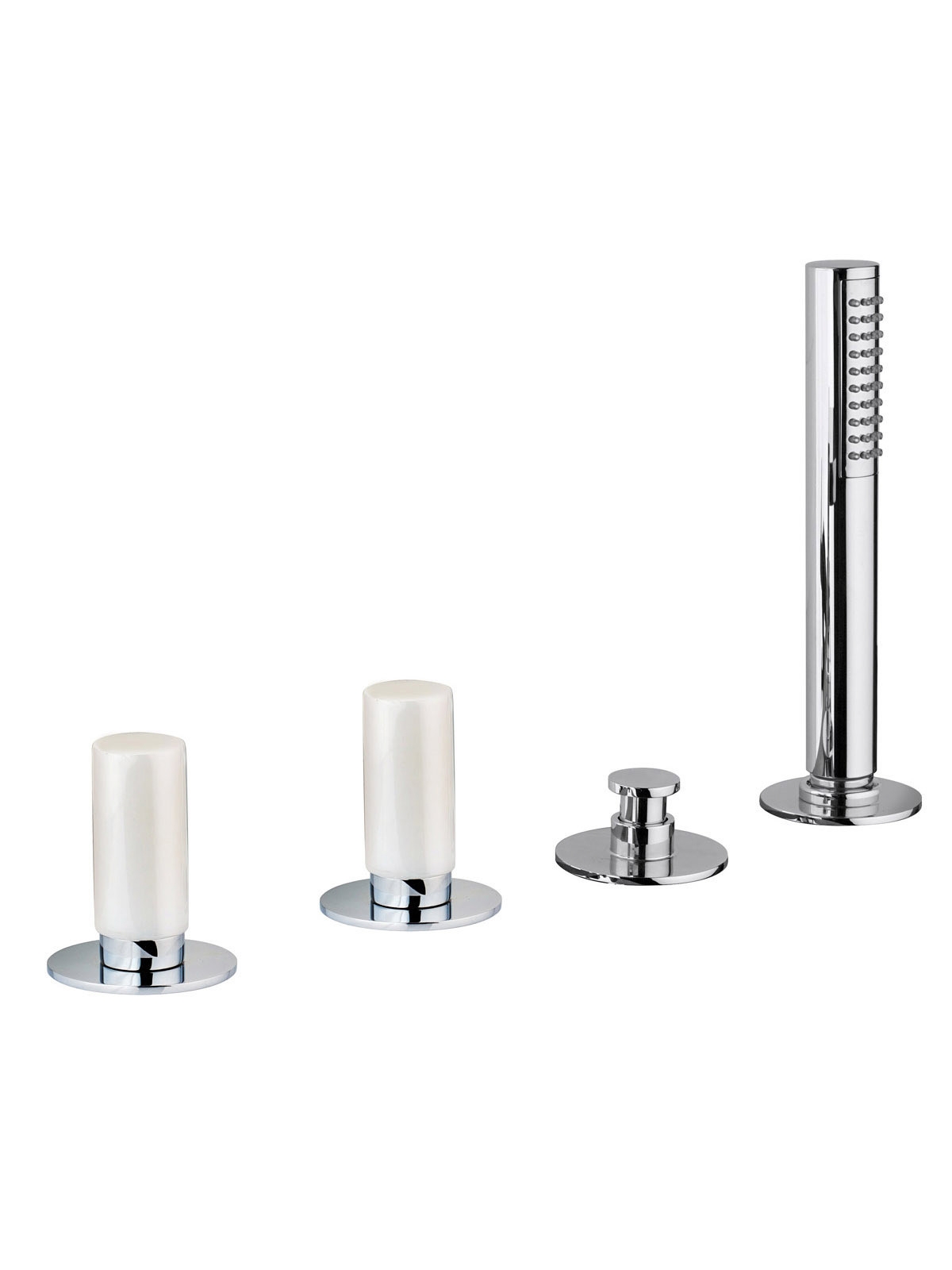 Baterie cu deviator cu dus pe marginea cazii Pepe M Style by F.lli Frattini