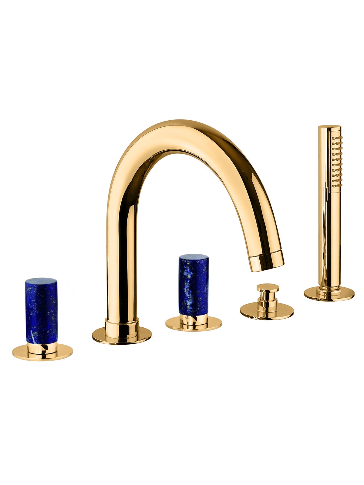 Baterie cu deviator cu dus si gura de curgere pe marginea cazii Pepe M Style by F.lli Frattini