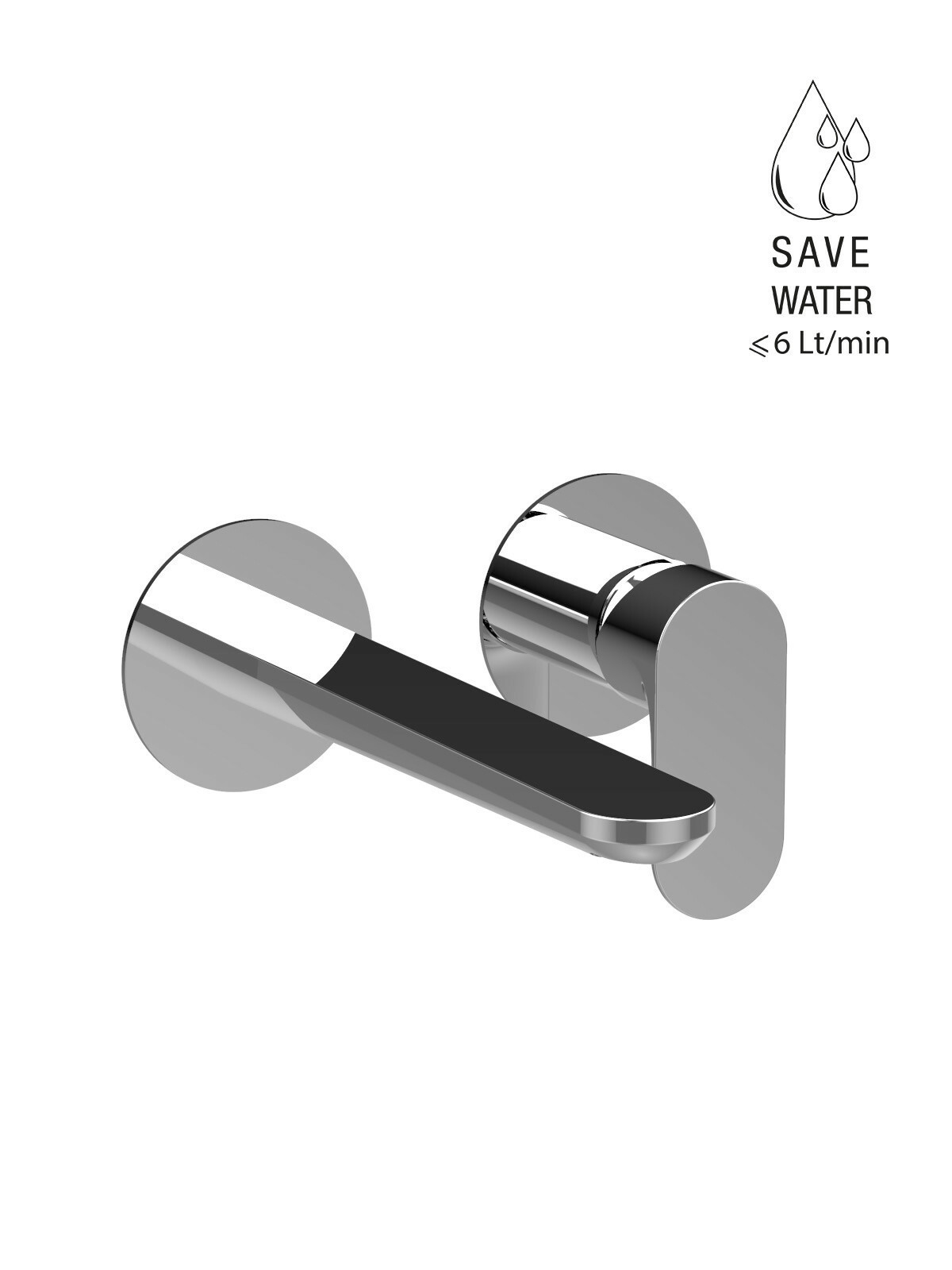 Baterie cada incastrata finisaj cromat Lea by F.lli Frattini