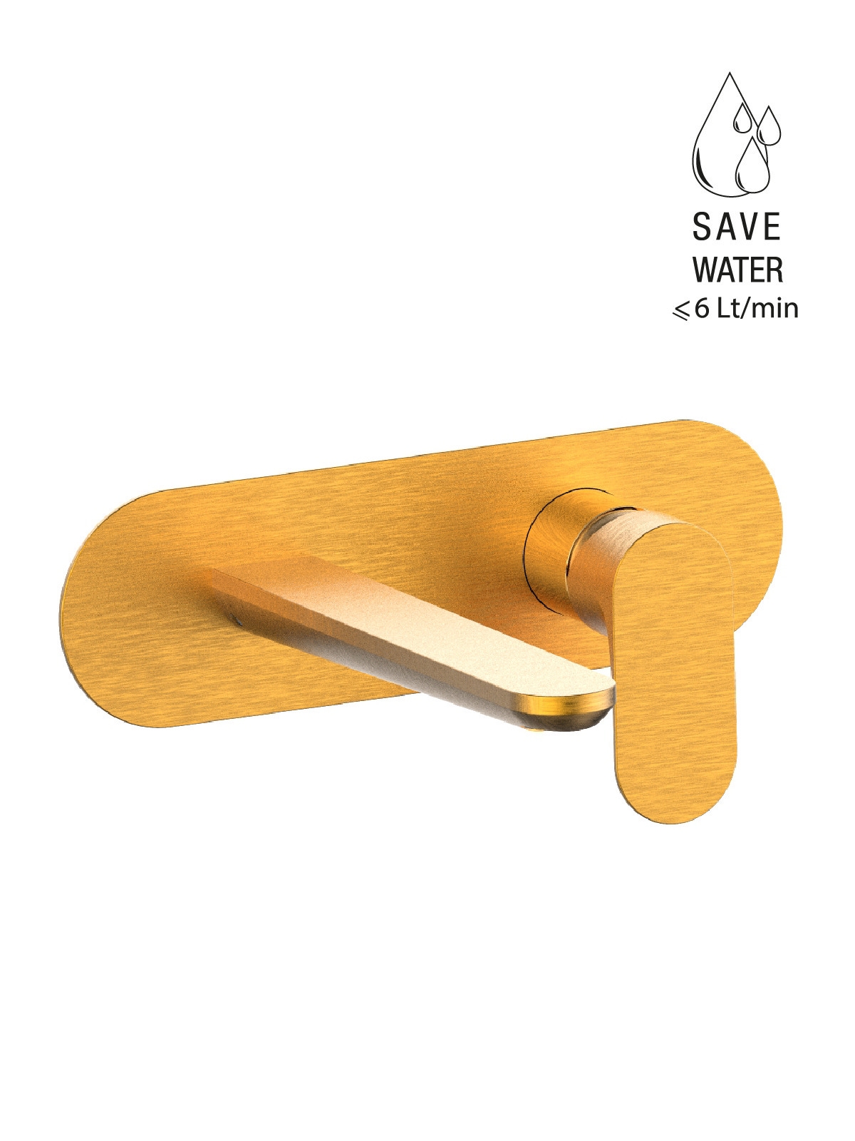 Baterie cada incastrata finisaj auriu periat Lea by F.lli Frattini