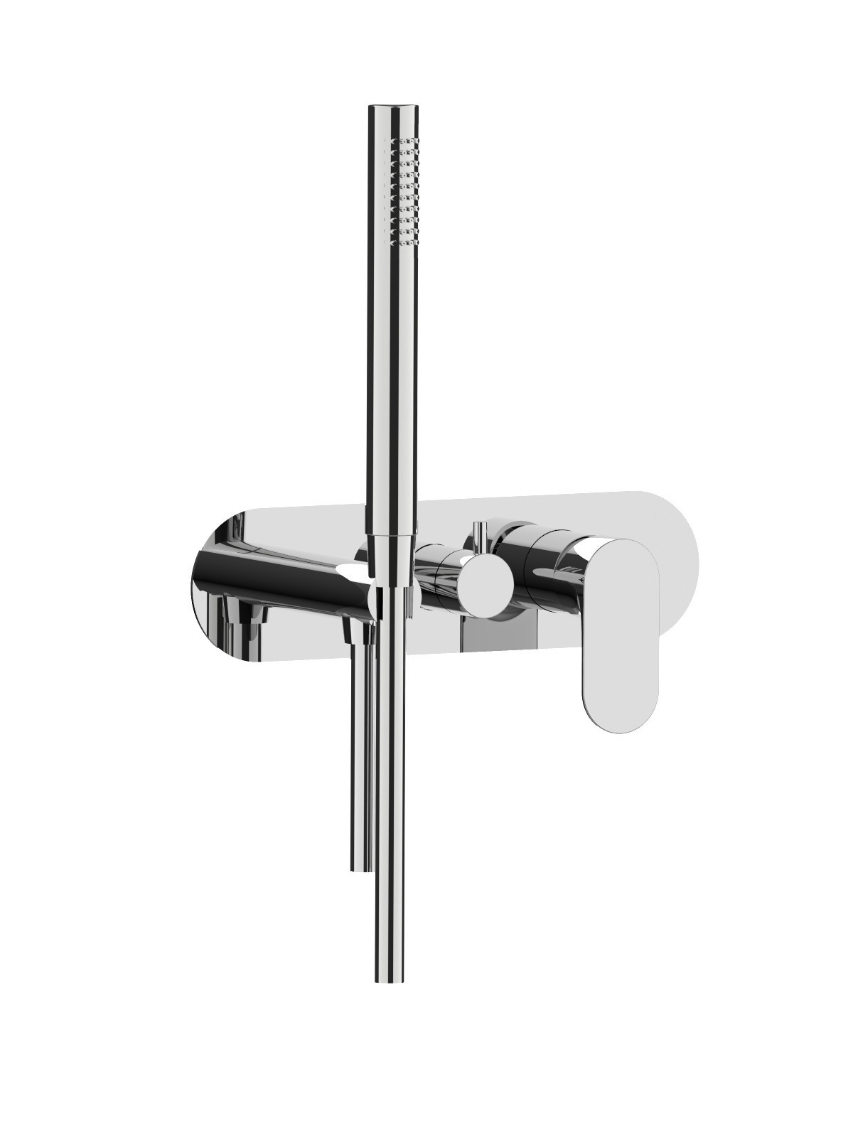 Baterie dus incastrata finisaj cromat Lea by F.lli Frattini