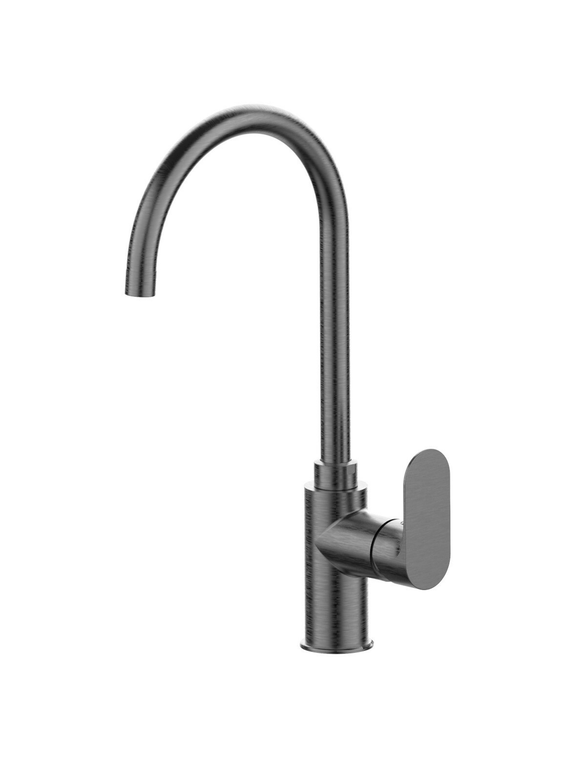 Baterie bucatarie finisaj cromat negru periat Lea by F.lli Frattini