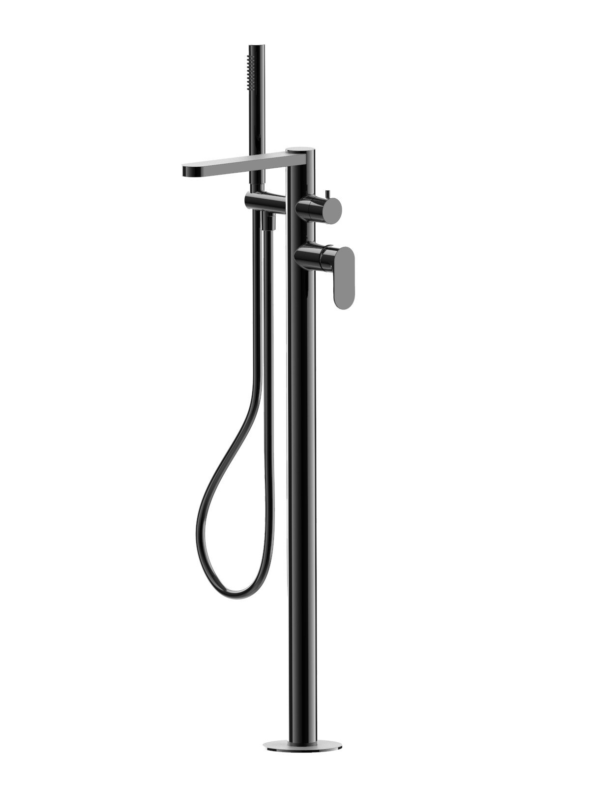 Baterie cada stativa finisaj cromat negru Lea by F.lli Frattini