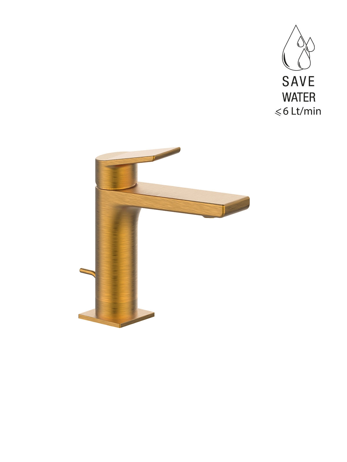 Baterie lavoar finisaj auriu periat Gintonic by F.lli Frattini