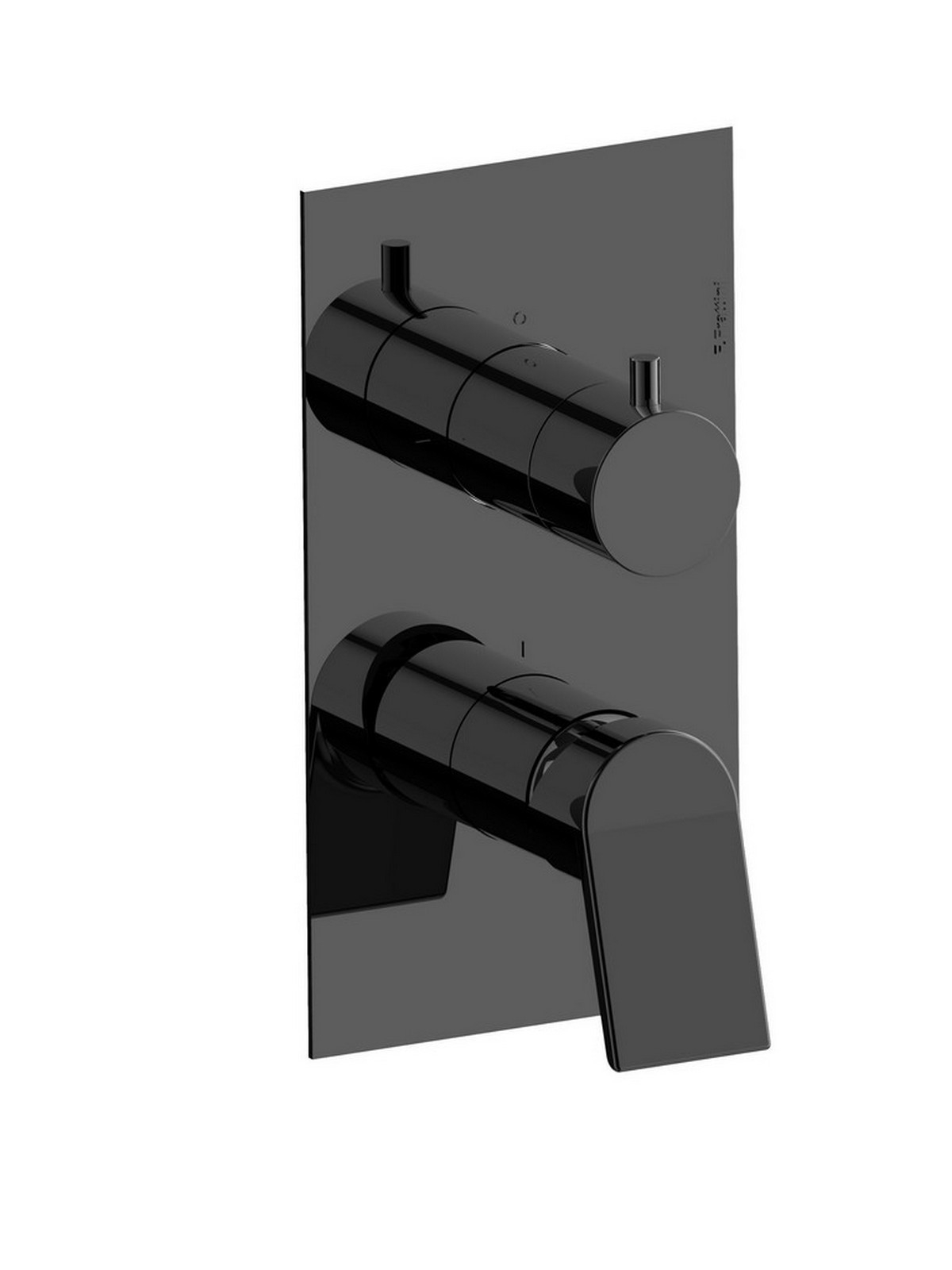 Baterie dus incastrata finisaj cromat negru Gintonic by F.lli Frattini