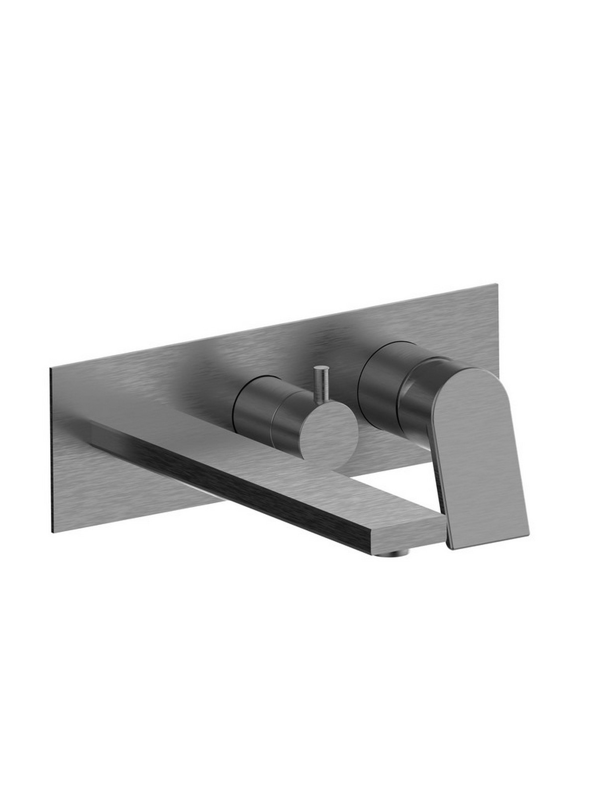 Baterie cada incastrata finisaj cromatm negru periat Gintonic by F.lli Frattini