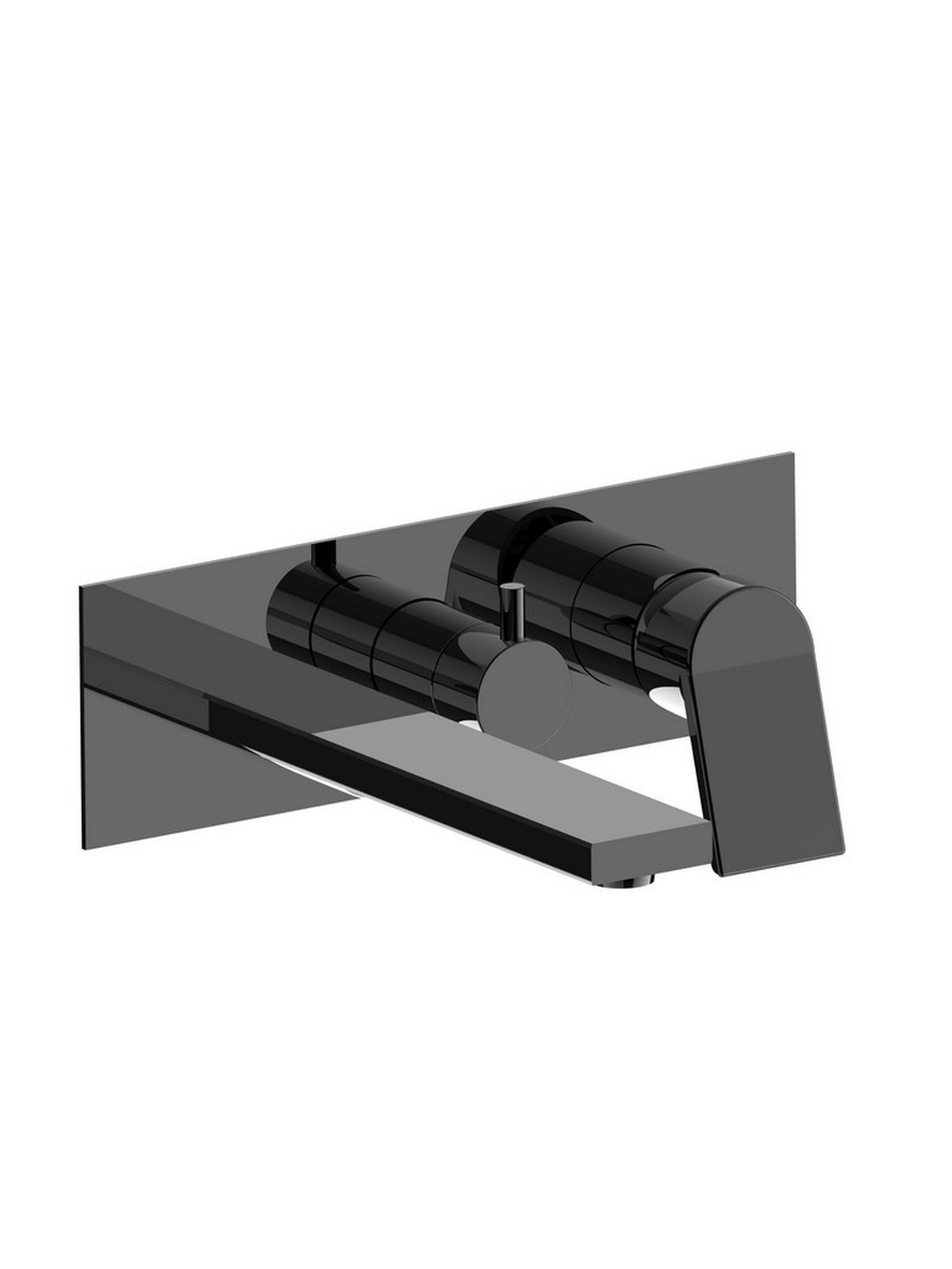 Baterie cada incastrata finisaj cromat negru Gintonic by F.lli Frattini