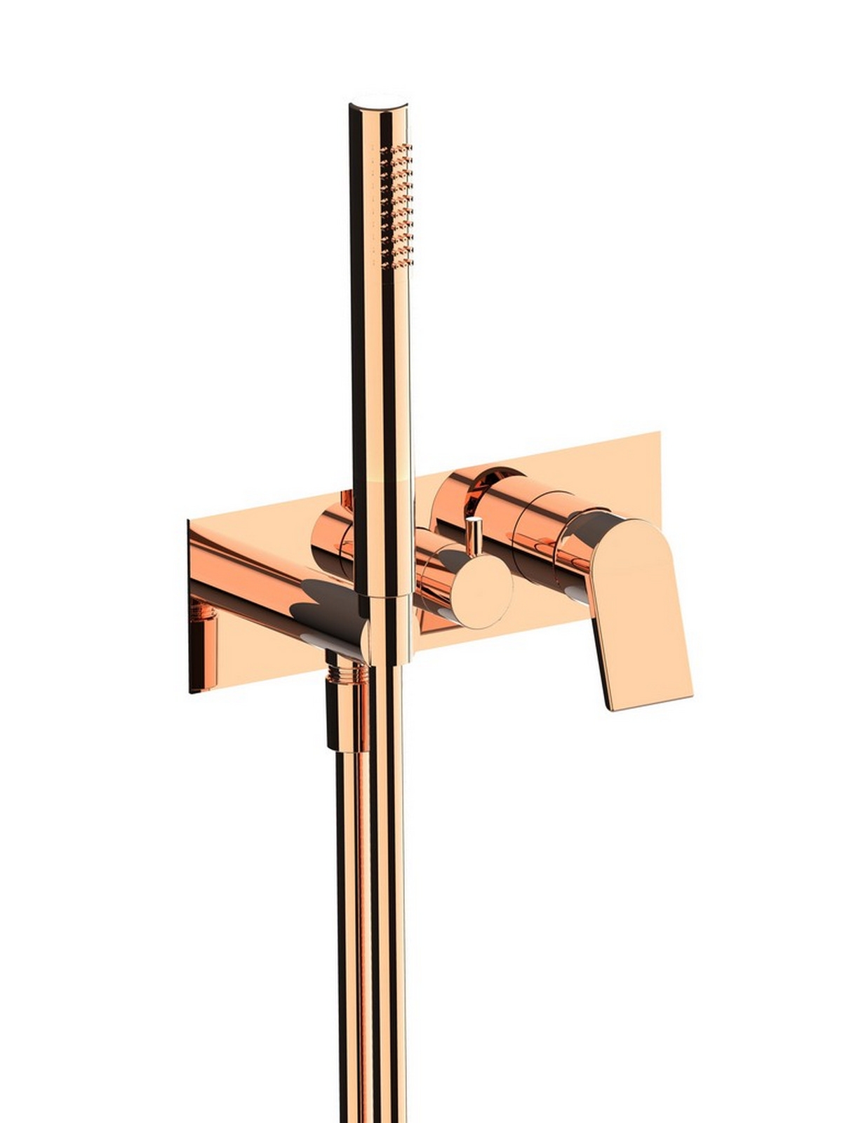 Baterie dus incastrata finisaj auriu roz Gintonic by F.lli Frattini