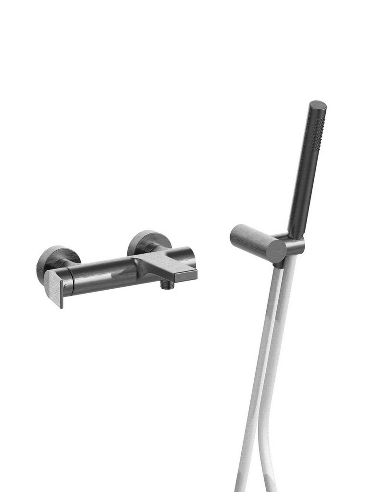 Baterie cada finisaj cromat negru periat by F.lli Frattini