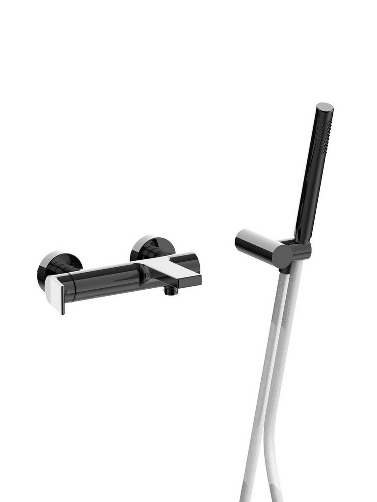 Baterie cada finisaj cromat negru by F.lli Frattini